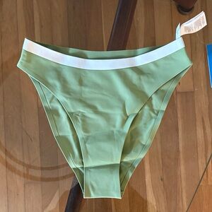 Cupshe Olive Bikini with White Band